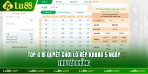 Lô kép khung 5 ngày Lu88